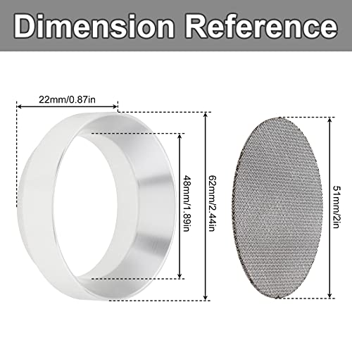51mm Espresso Dosing Funnel and Puck Screen