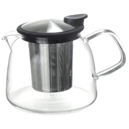 Bell Glass Teapot with Basket Infuser