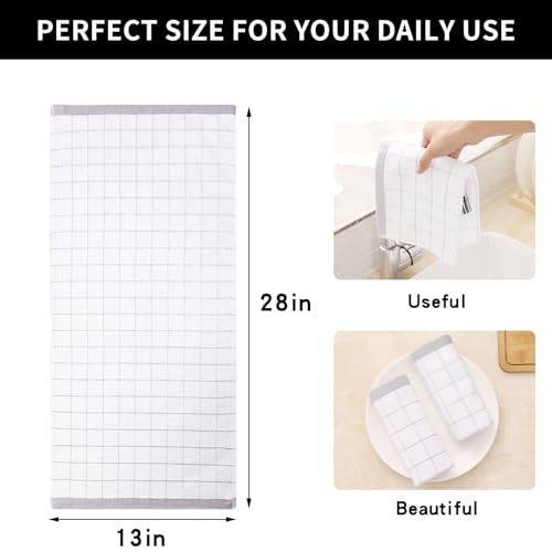 100% Cotton Terry Kitchen Towels (8 Count)