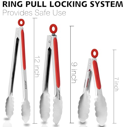 Premium Sturdy Barbecue Tongs for Kitchen Grill & BBQ