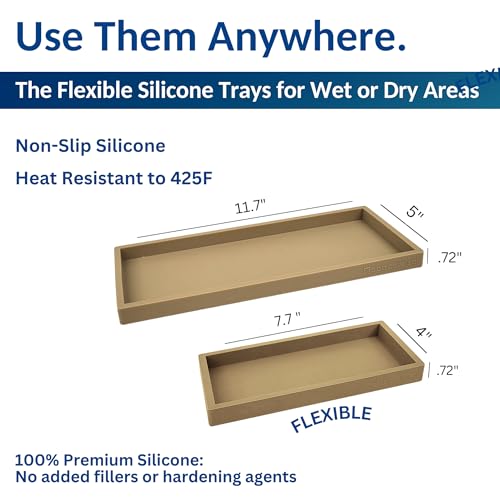 Countertop & Vanity Silicone Tray