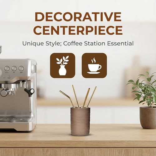 Ceramic Spoon Holder for Coffee Bar