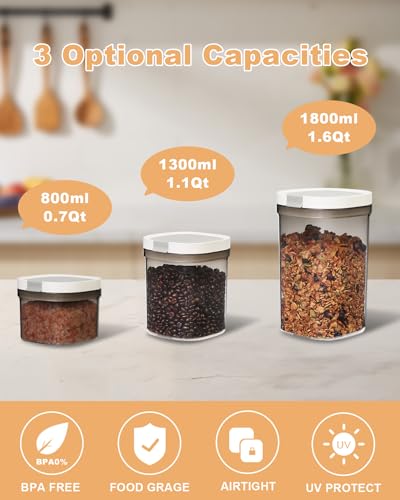 Airtight Coffee Storage Container with Magnetic Scoop