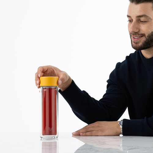 Glass Multi Tea Infuser Bottle 14oz
