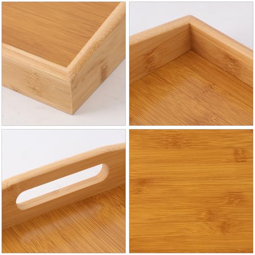 3 PCS Bamboo Serving Tray (3 Count)