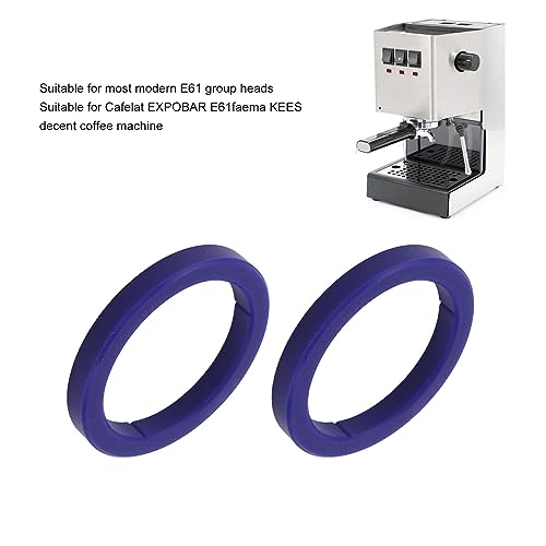 2PCS Silicone E61 Group Gasket Brew Head Sealing Ring 7.3cm Diameter 8.5mm Thickness Leak Prevention Easy Installation Wide Compatibility
