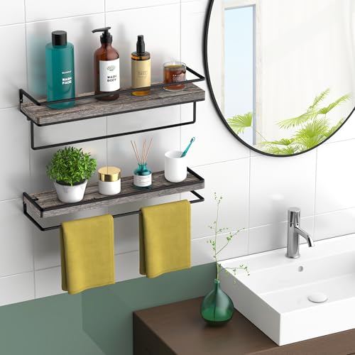 Floating Shelves Wall Mounted Set of 2