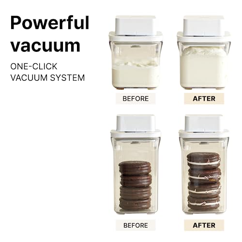 Premium Airtight Food Storage Containers & Vacuum Sealer Machine Starter Set