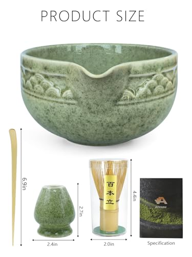 Matcha Tea Set with Pouring Spout