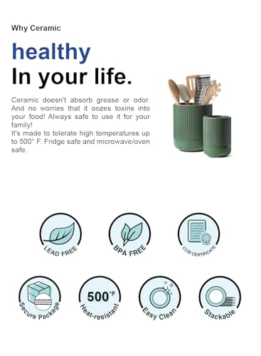 Utensil Holder for Kitchen Counter (2 Count)