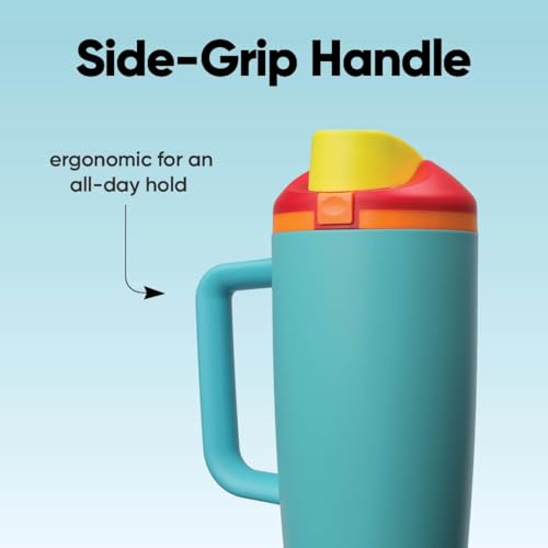 FreeSip Tumbler Stainless Steel Water Bottle 40 oz Summer Sweetness