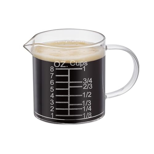 Ackers Etched Graduated Glass Measuring Cup