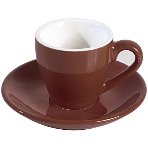 Porcelain Espresso Cup with Saucer