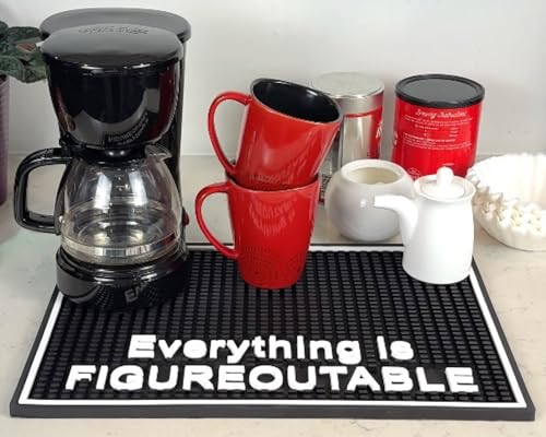 Everything is Figureoutable Silicone Bar Mat 18x12 in
