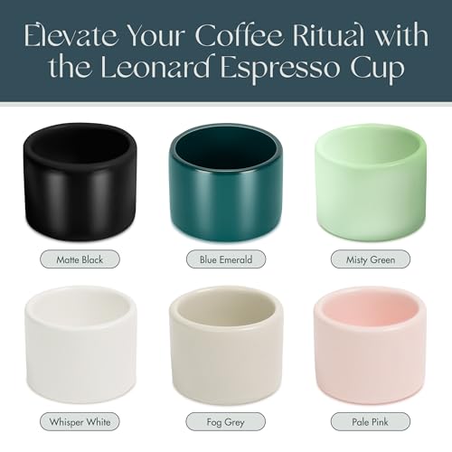 Leonard Ceramic Espresso Cups (2 Count)