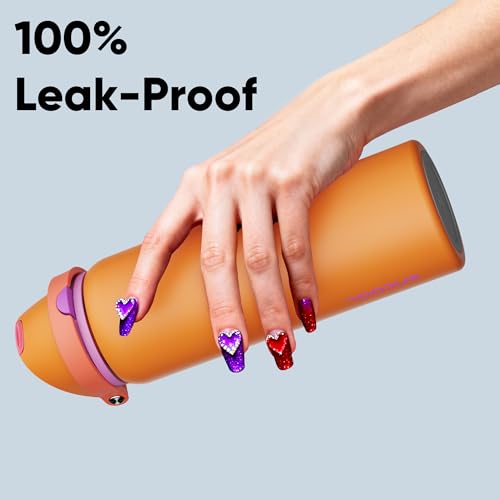 Insulated Water Bottle with Straw