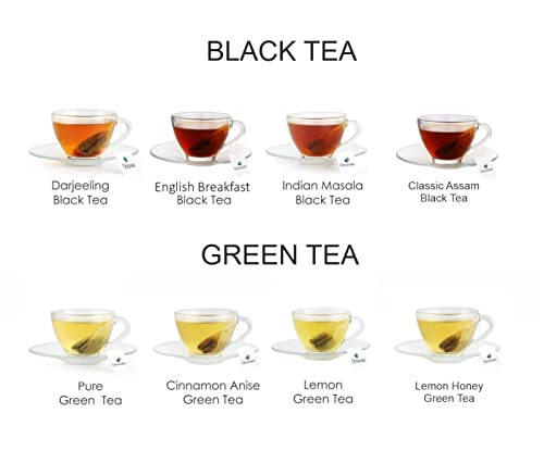 Assortment of 6 Black & Green Teas (60 Count)