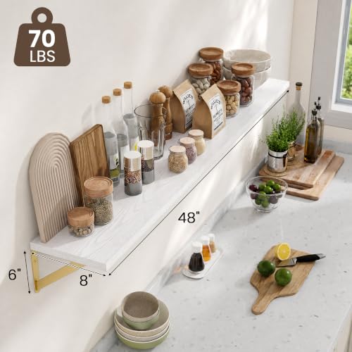 Wall Mounted Floating Shelves Set of 2