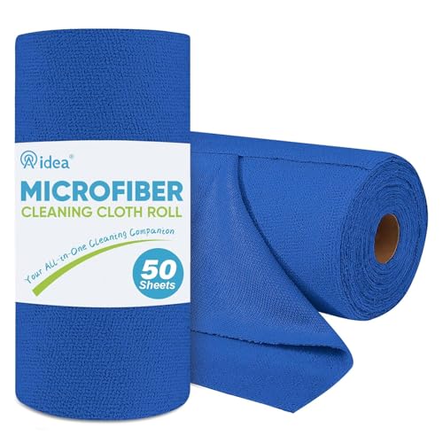 Microfiber Cleaning Cloth Roll (50 Count)