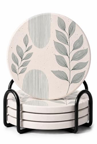 Ceramic Coasters Set of 4 (4 Count)