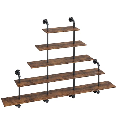70" Industrial Pipe Shelving (5 Count)