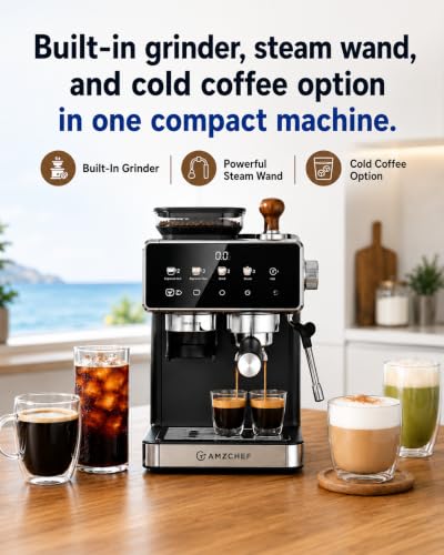 Espresso Machine with Grinder