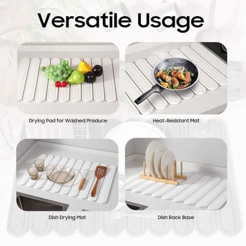 Stone Dish Drying Mat for Kitchen Counter