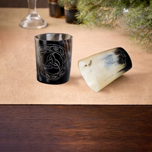 Viking Horn Shot Glasses Set of 4 (4 Count)