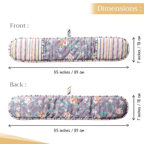 Double Oven Mitts 100% Cotton Double Oven Glove