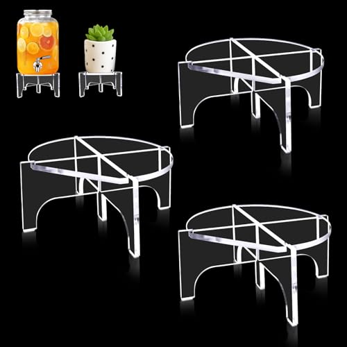3 Pcs Acrylic Drink Dispenser Stand (3 Count)