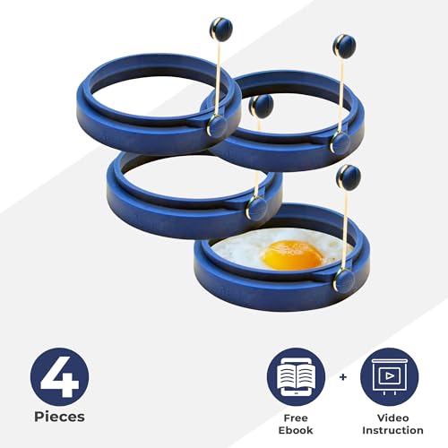PROFESSIONAL Silicone Egg Ring (4 Count)