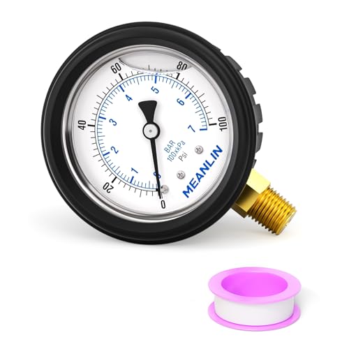0~100Psi Stainless Steel Liquid Filled Pressure Gauge 1