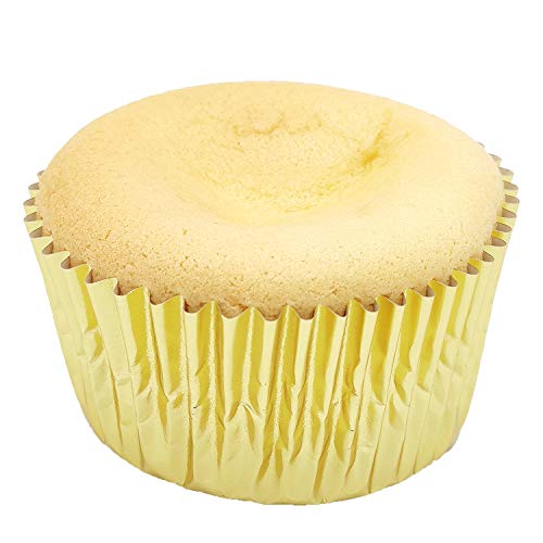 Standard Gold Foil Cupcake Liners Muffin Baking Cups for Party and More (100 Count)