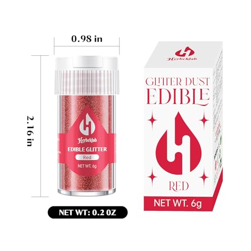Red Edible Glitter