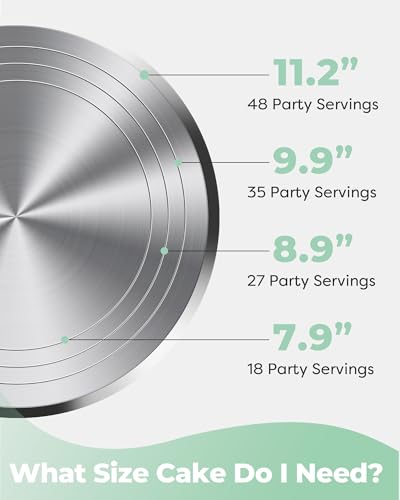 Aluminum Cake Stand Turntable for Party