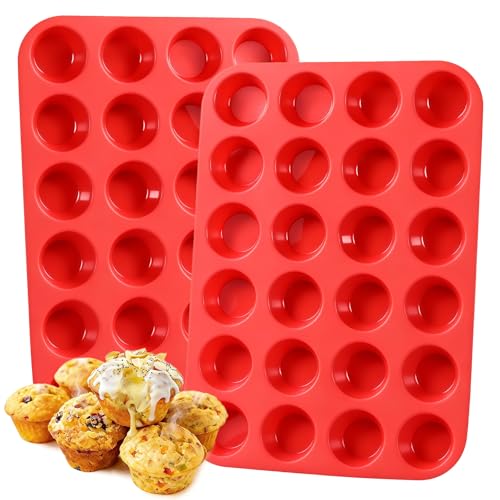 Silicone Mini Muffin Pan (2 Count)