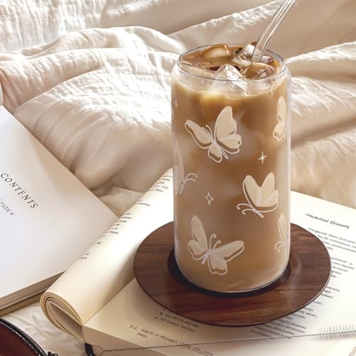 Butterfly Glass Can