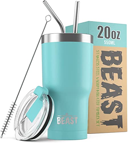 Beast 20 oz Tumbler Stainless Steel Vacuum Insulated Coffee Ice Cup Double Wall Travel Flask