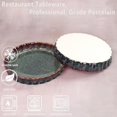 Ceramic Pie Pan Quiche Baking Dish