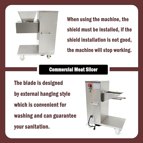 Commercial Meat Cutter Machine Meat Slicer Machine Electric TJ