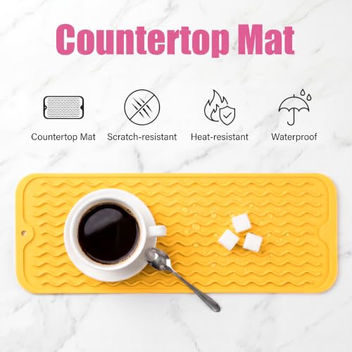 Silicone Dish Drying Mat for Multiple Usage