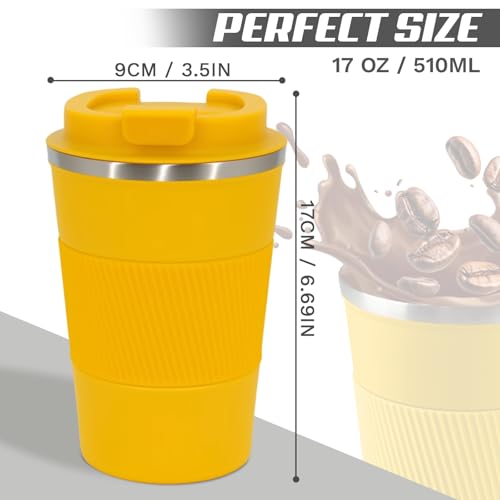 Vacuum Insulated Stainless Steel Travel Coffee Mug