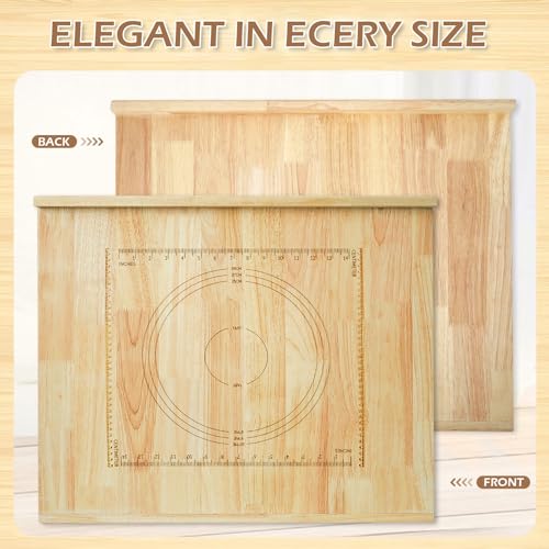 Reversible Wooden Pastry Board