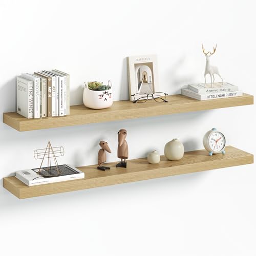 40 Inch Floating Shelves Wall Mounted for Display (2 Count)