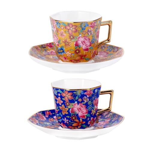 Tea Cup and Saucer (2 Count)