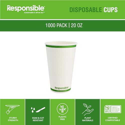 20 oz Paper Hot Cups (20 Count)