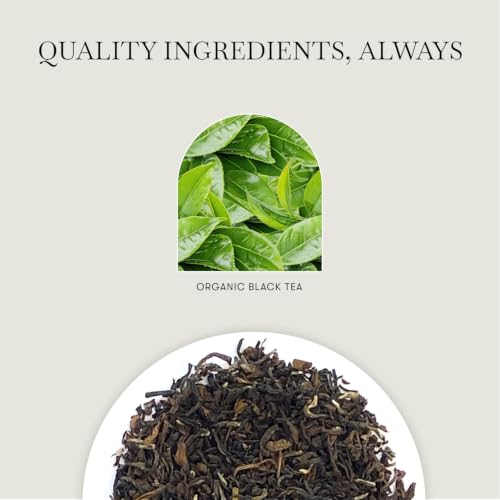 Estates Queen of the Hills Organic Darjeeling Black Tea Loose Leaf 50 Cups (3.5274 Ounce)
