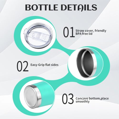 DIW 20oz Insulated Tumbler Travel Coffee Mug with Lid Straw