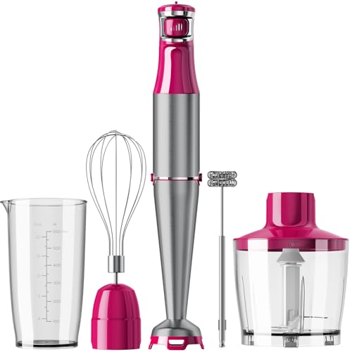 Immersion Blender Handheld Corded Hand Blenders Set 1100W