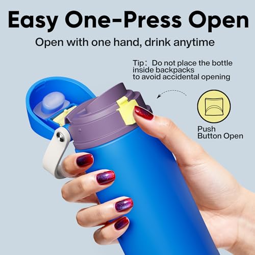 Insulated Water Bottle with Straw